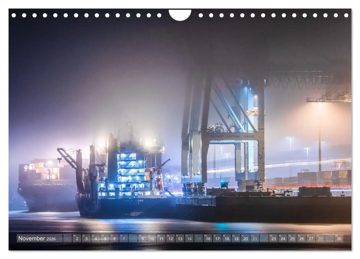 Bild: 9783457584125 | Faszination Hamburger Hafen (Wandkalender 2026 DIN A4 quer),...