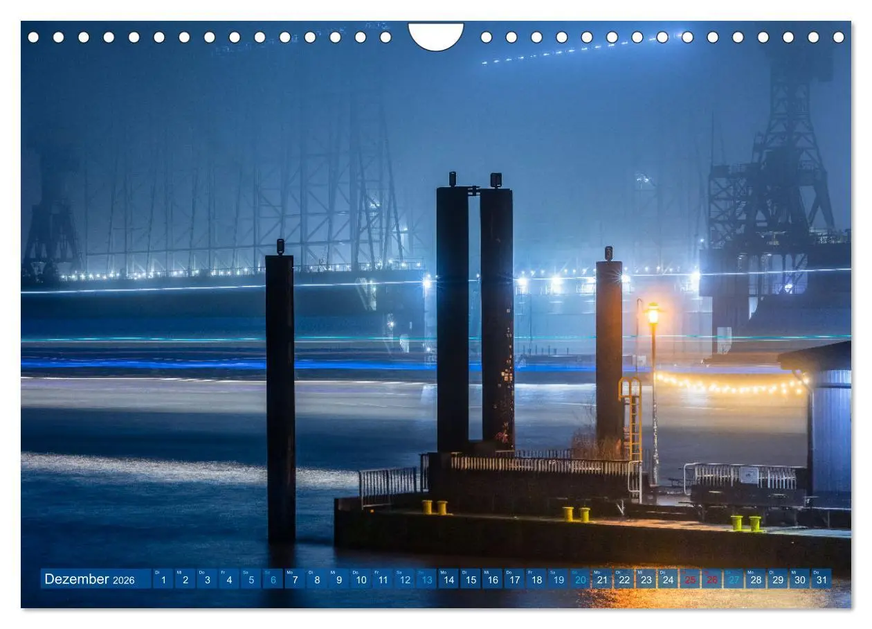 Bild: 9783457584125 | Faszination Hamburger Hafen (Wandkalender 2026 DIN A4 quer),...
