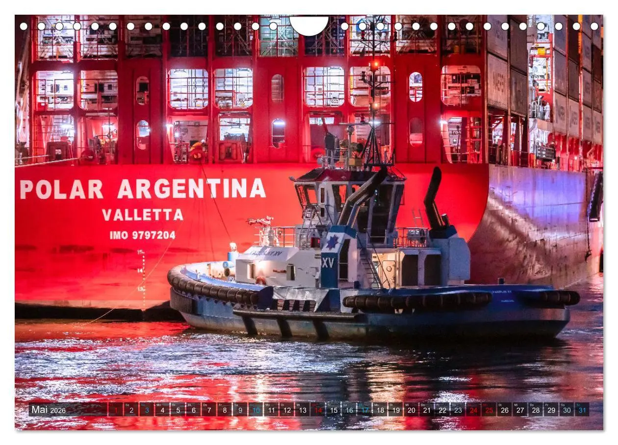 Bild: 9783457584125 | Faszination Hamburger Hafen (Wandkalender 2026 DIN A4 quer),...