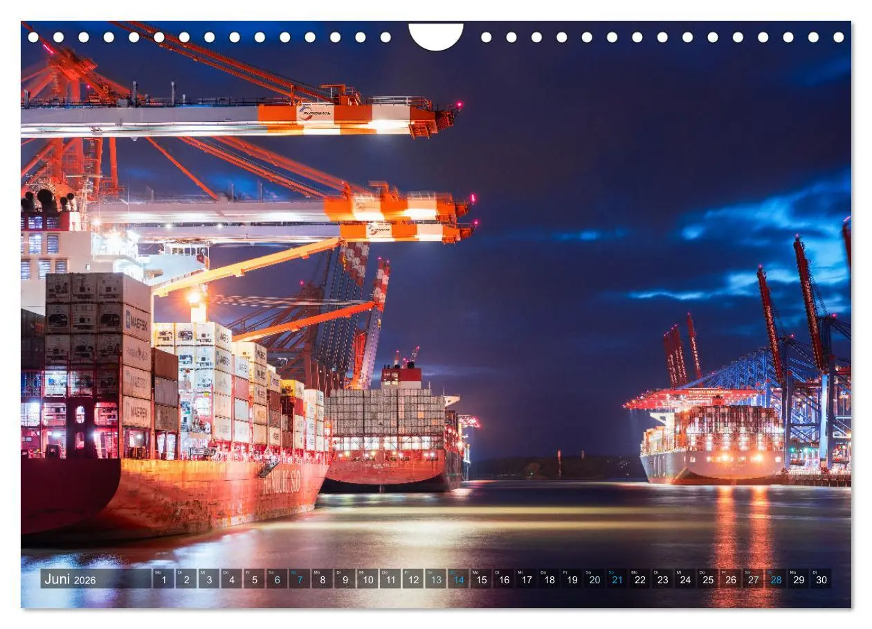 Bild: 9783457584125 | Faszination Hamburger Hafen (Wandkalender 2026 DIN A4 quer),...