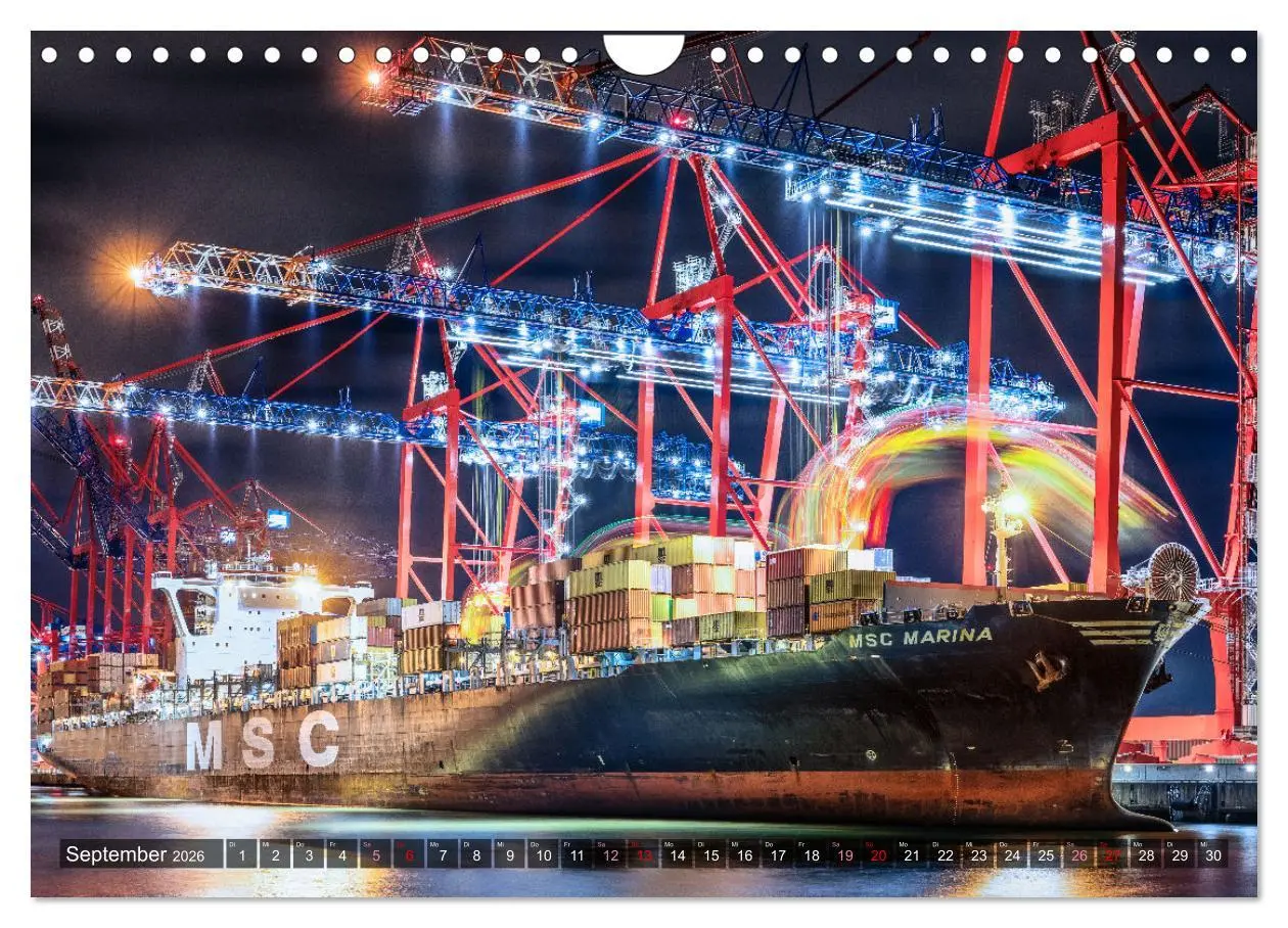 Bild: 9783457584125 | Faszination Hamburger Hafen (Wandkalender 2026 DIN A4 quer),...