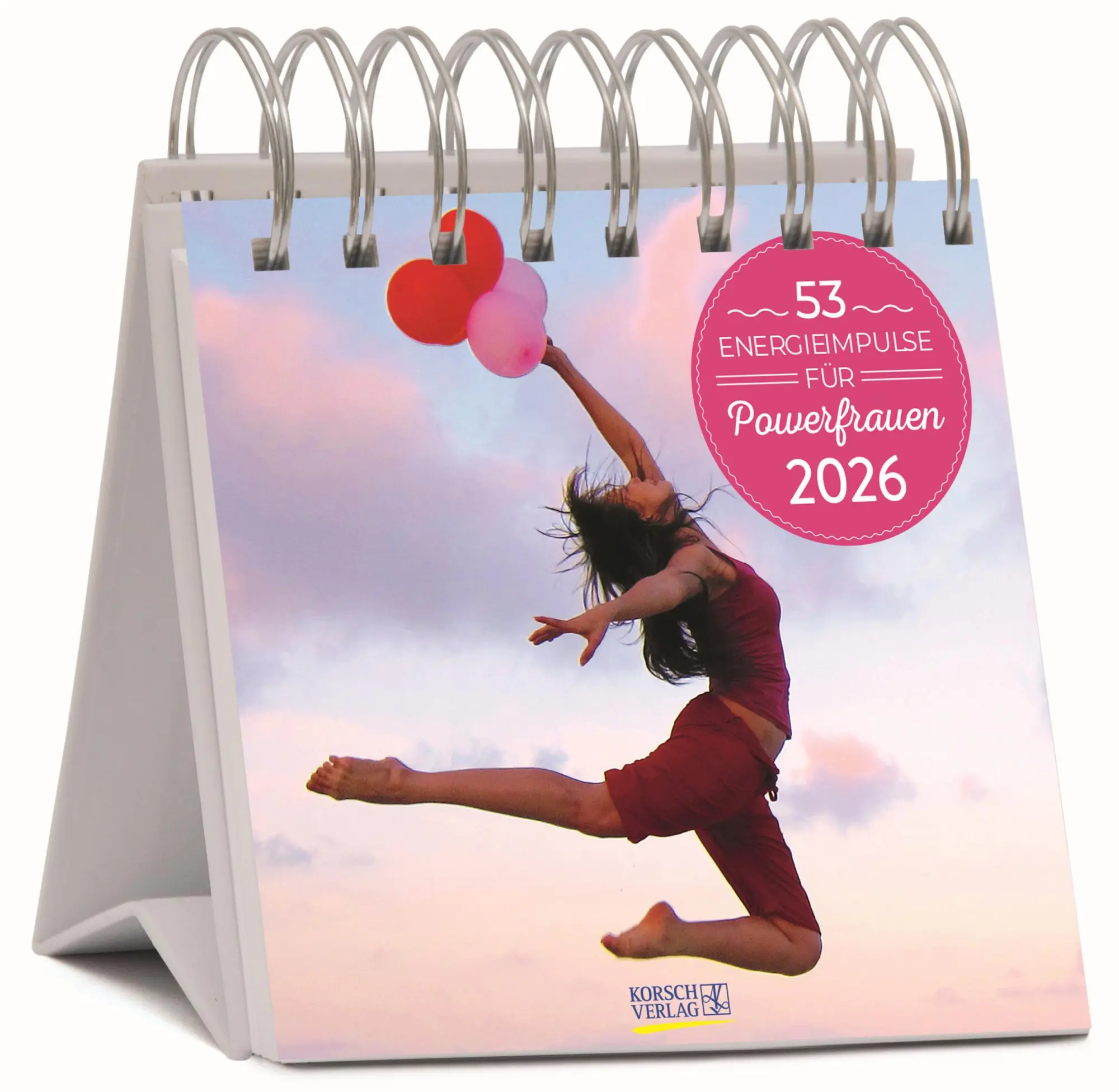 Cover: 9783731884125 | 53 Energie-Impulse für Powerfrauen 2026 | Verlag Korsch | Kalender