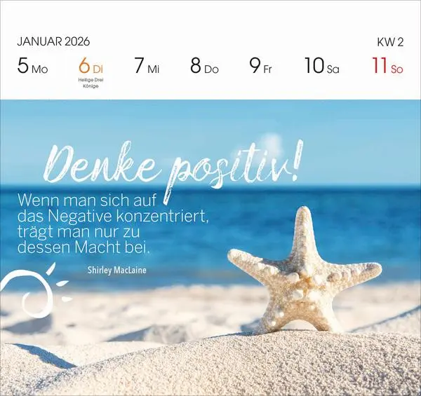 Bild: 9783731884125 | 53 Energie-Impulse für Powerfrauen 2026 | Verlag Korsch | Kalender