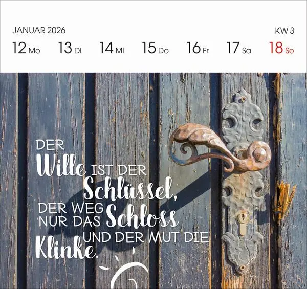 Bild: 9783731884125 | 53 Energie-Impulse für Powerfrauen 2026 | Verlag Korsch | Kalender
