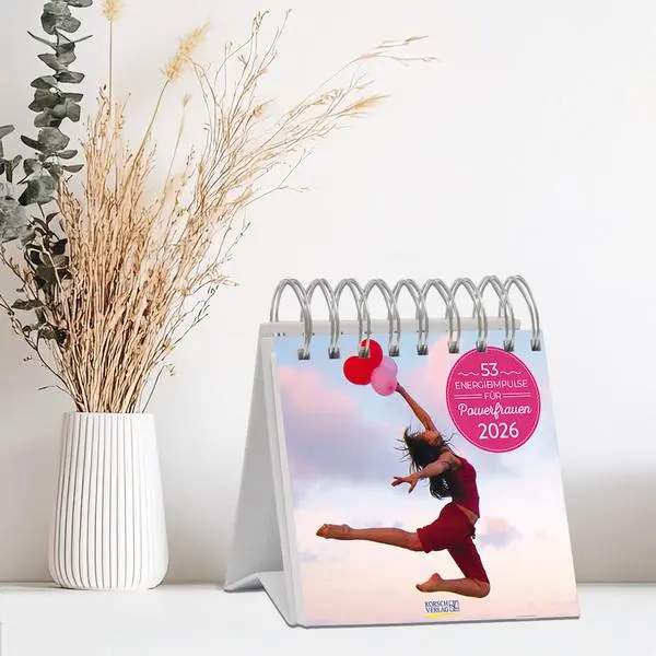 Bild: 9783731884125 | 53 Energie-Impulse für Powerfrauen 2026 | Verlag Korsch | Kalender