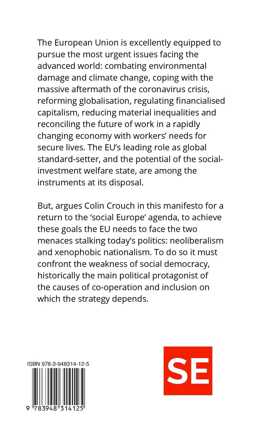 Rückseite: 9783948314125 | Social Europe - A Manifesto | Colin Crouch | Taschenbuch | Paperback