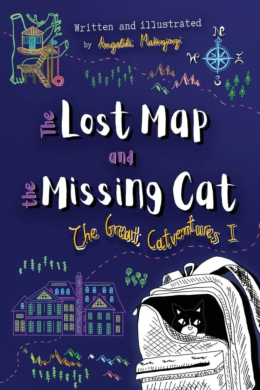 Cover: 9786188834125 | The Lost Map and the Missing Cat | Angeliki Makrogiorgi | Taschenbuch