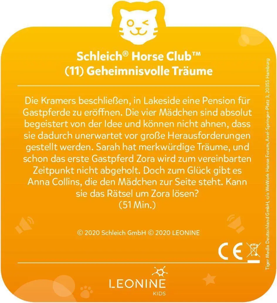 Bild: 4260535484225 | tigercard - Schleich Horse Club - Geheimnisvolle Träume | Deutsch