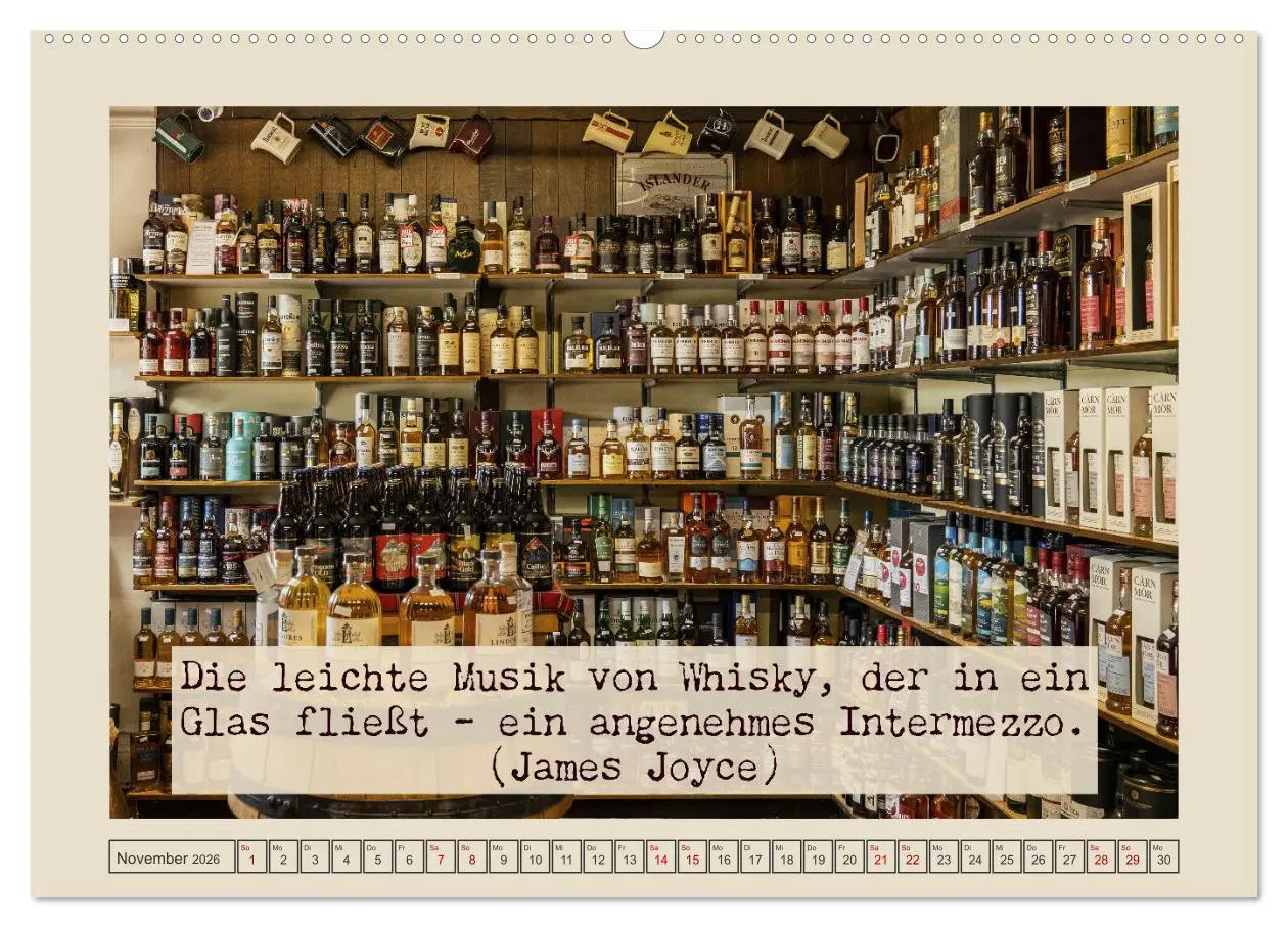 Bild: 9783457574225 | Weise Whisky-Worte (hochwertiger Premium Wandkalender 2026 DIN A2...