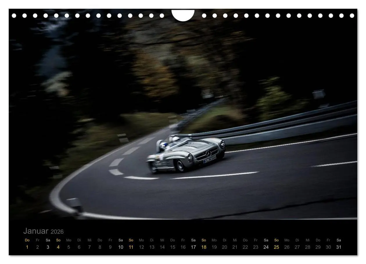 Bild: 9783457954225 | Mercedes Benz 300SL - Racing (Wandkalender 2026 DIN A4 quer),...