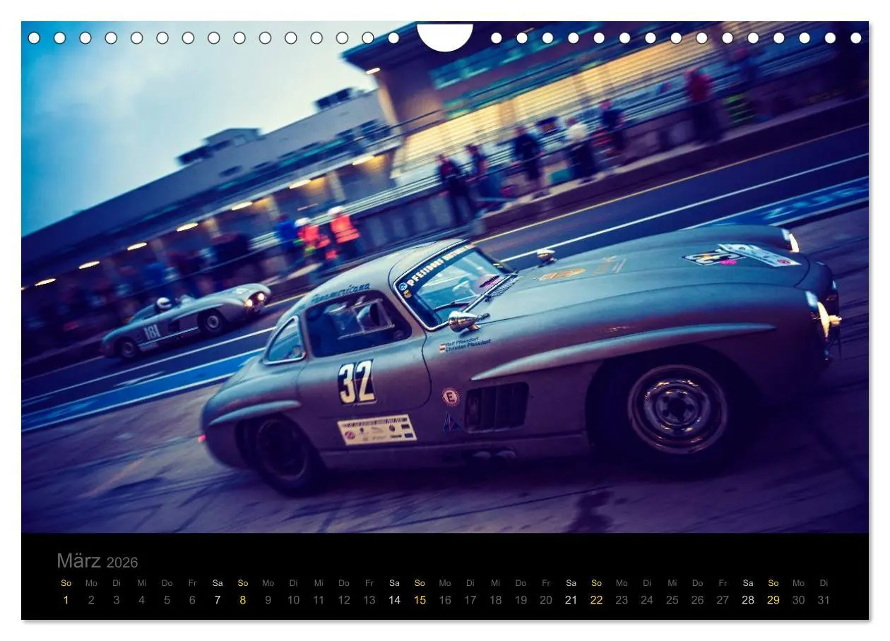 Bild: 9783457954225 | Mercedes Benz 300SL - Racing (Wandkalender 2026 DIN A4 quer),...