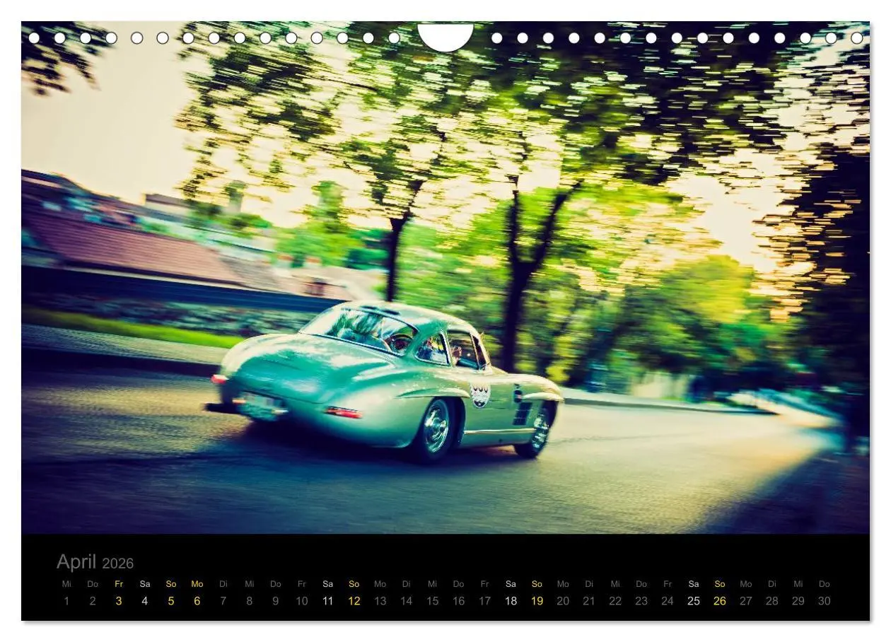 Bild: 9783457954225 | Mercedes Benz 300SL - Racing (Wandkalender 2026 DIN A4 quer),...