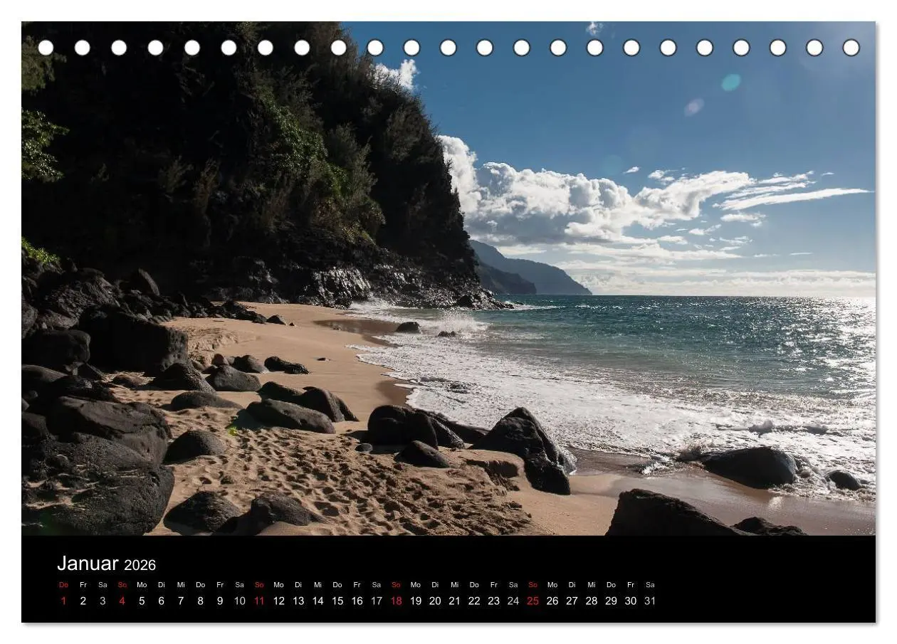 Bild: 9783516114225 | Hawaii - Kauai (Tischkalender 2026 DIN A5 quer), CALVENDO...