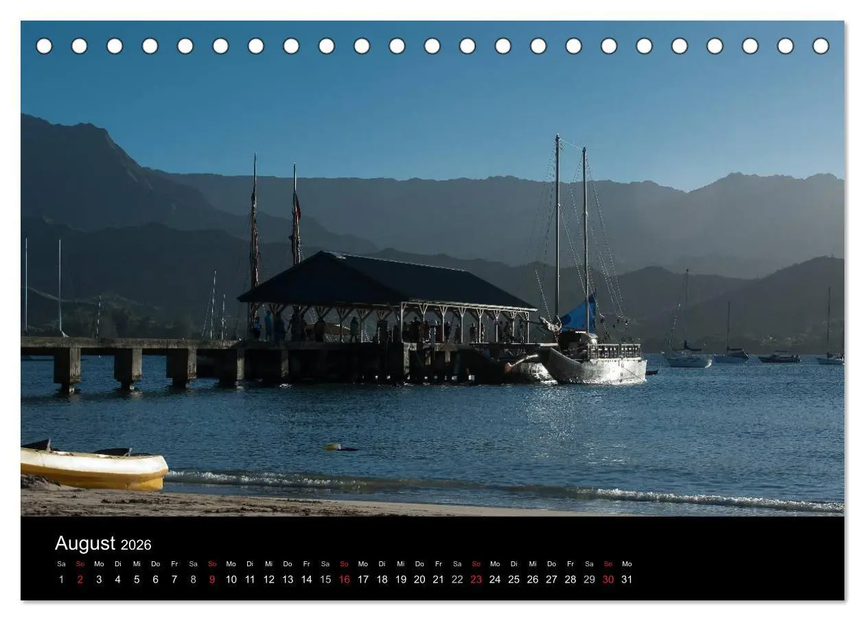 Bild: 9783516114225 | Hawaii - Kauai (Tischkalender 2026 DIN A5 quer), CALVENDO...