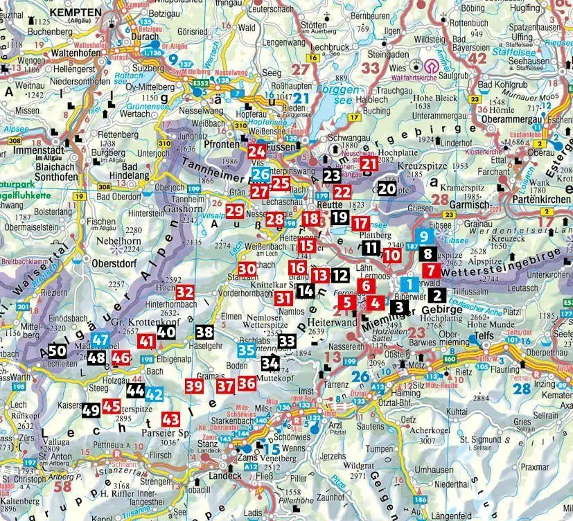 Bild: 9783763314225 | ROTHER Wanderführer Außerfern - Lechtal. 50 Touren um Ehrwald,...