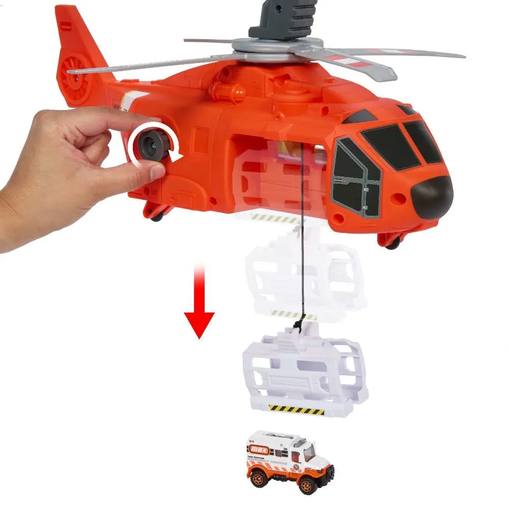 Bild: 194735234325 | Matchbox Rettungshubschrauber | Offene Verpackung | HXM74 | 2024