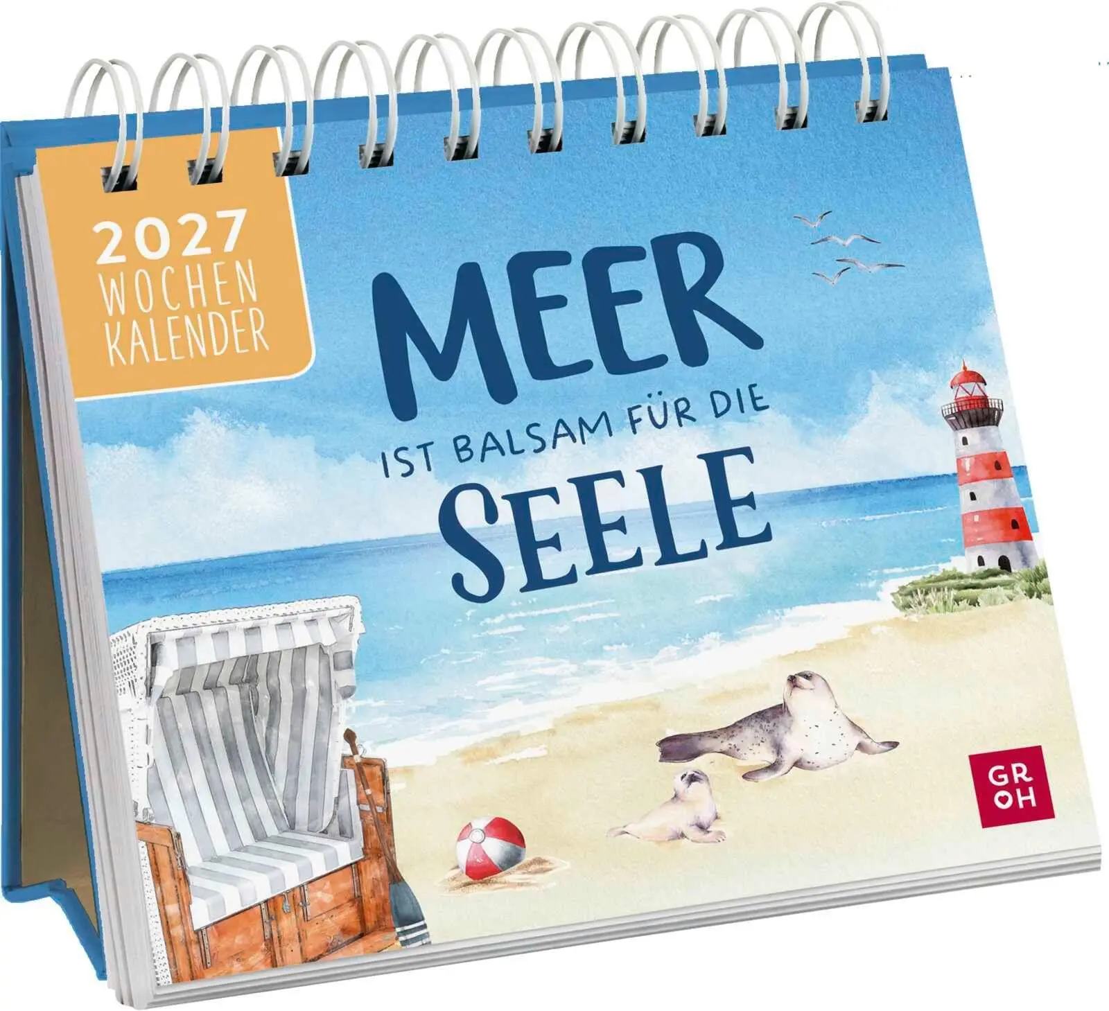Cover: 4036442014325 | Mini-Wochenkalender 2027: MEER ist Balsam für die Seele | Rosenbusch