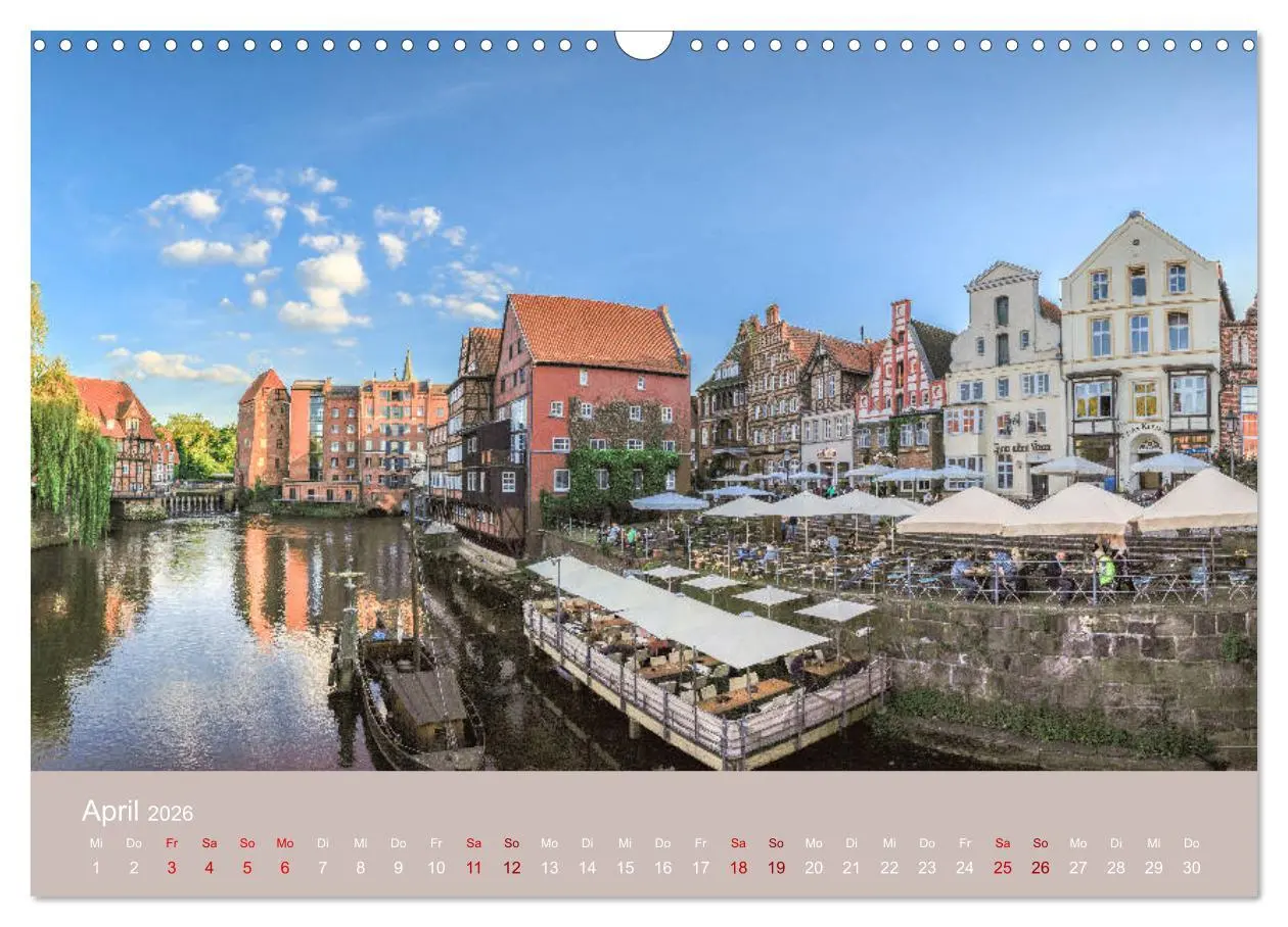 Bild: 9783457874325 | Fantastisches Lüneburg (Wandkalender 2026 DIN A3 quer), CALVENDO...