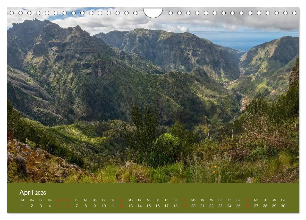 Bild: 9783516104325 | Zauberhaftes Madeira (Wandkalender 2026 DIN A4 quer), CALVENDO...