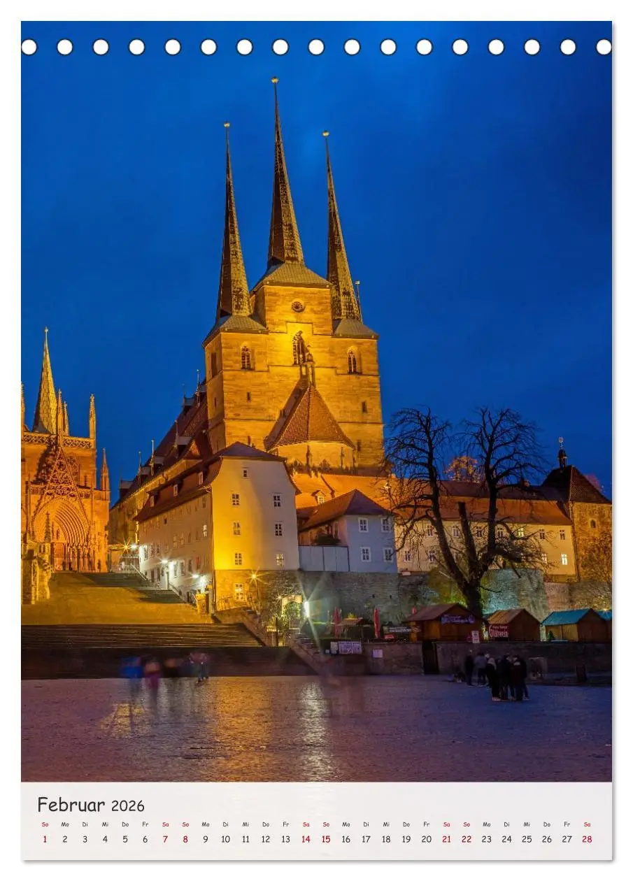 Bild: 9783516584325 | Erfurt - Zwischen Dom und Krämerbrücke (Tischkalender 2026 DIN A5...