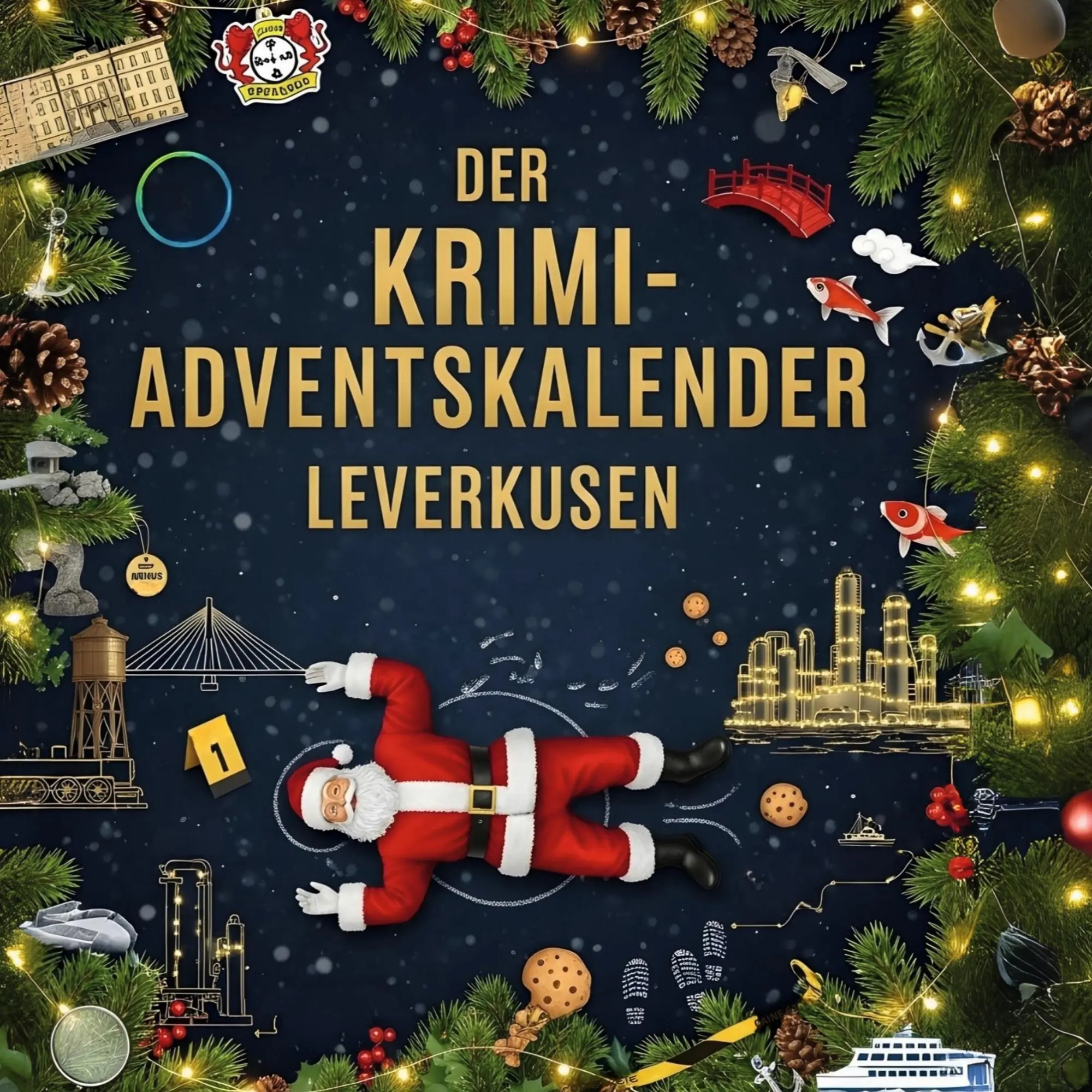 Cover: 9783695304325 | Der Krimi-Adventskalender Leverkusen | Mordsverdächtig in 24 Akten