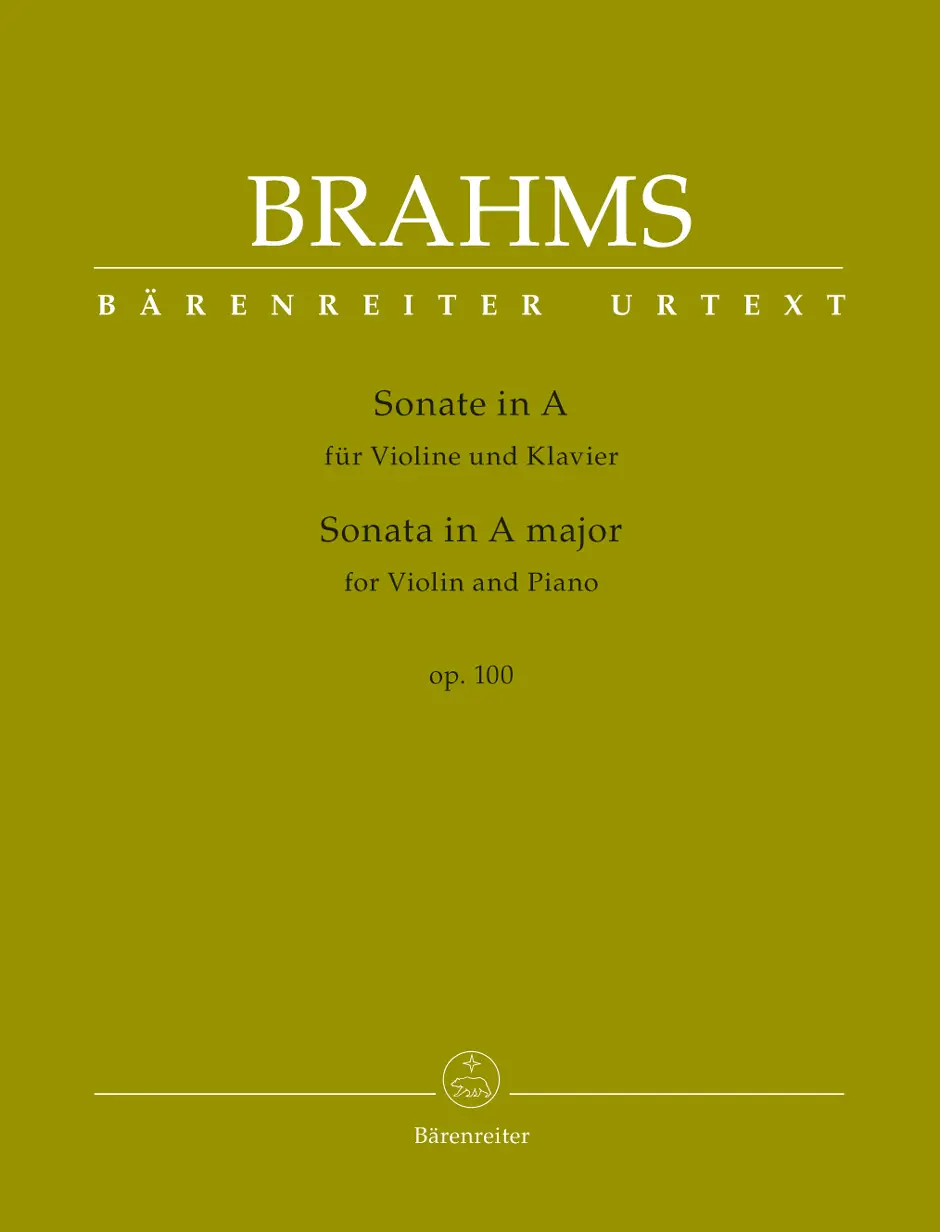 Cover: 9790006544325 | Sonata in A major for Violin and Piano op. 100 | Johannes Brahms