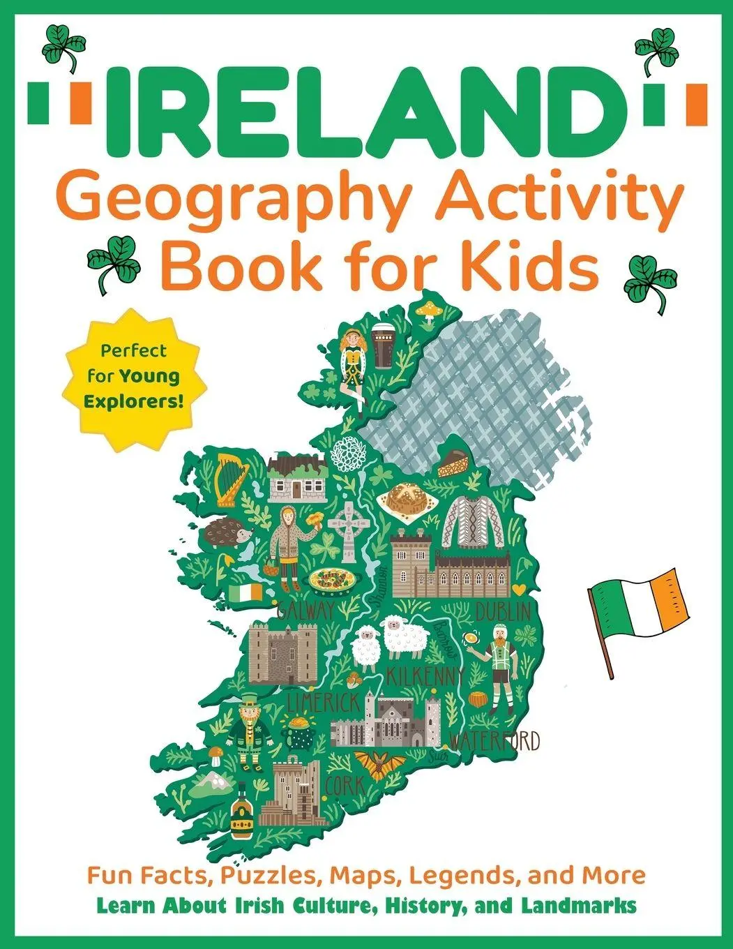 Cover: 9781647904425 | Ireland Geography Activity Book for Kids | Dylanna Press | Taschenbuch