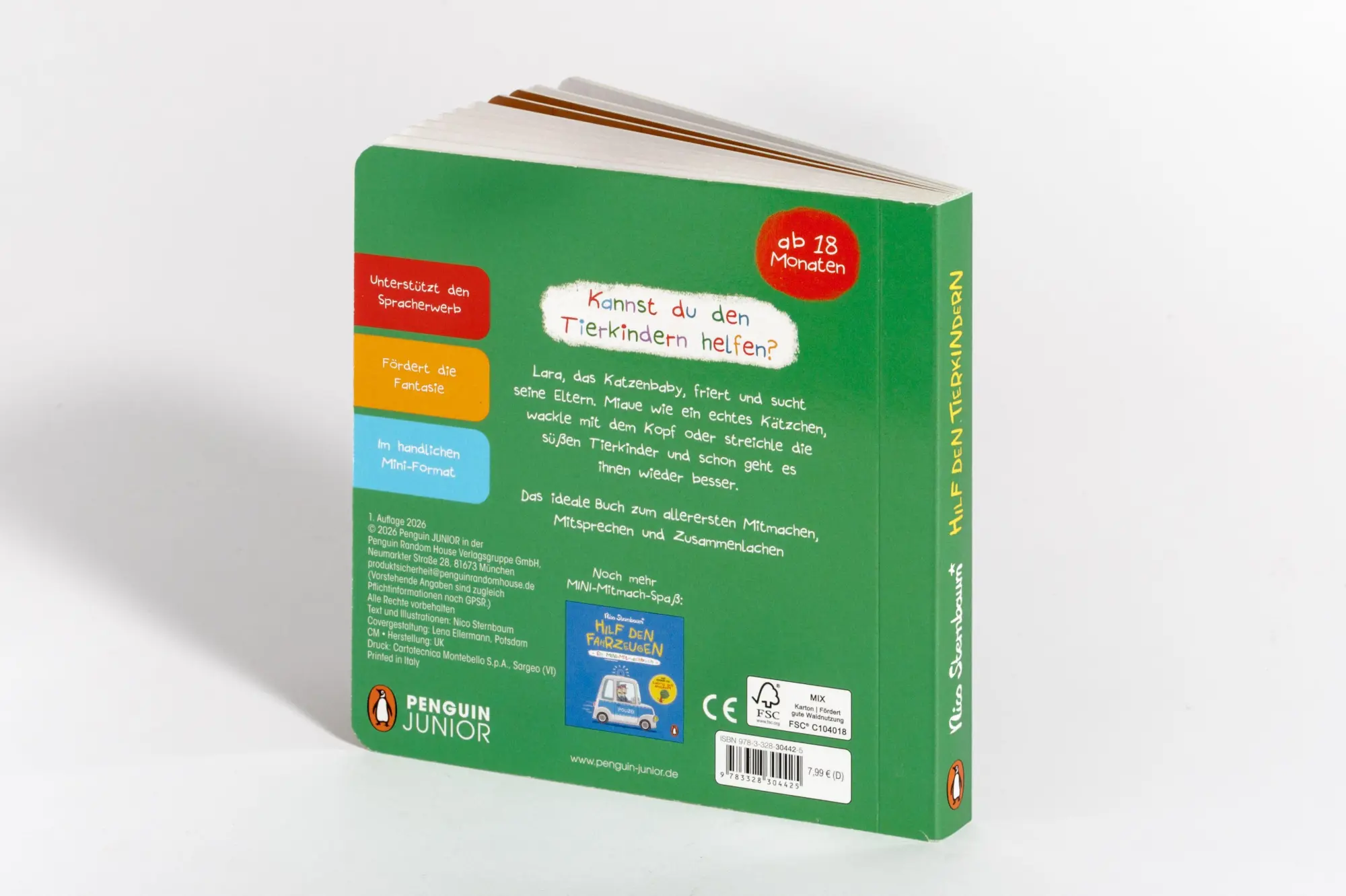 Bild: 9783328304425 | Hilf den Tierkindern | Nico Sternbaum | Buch | 22 S. | Deutsch | 2026