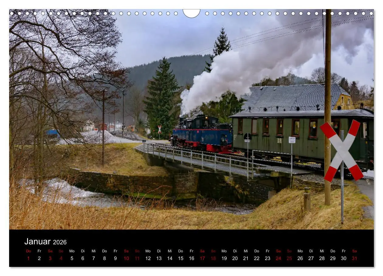 Bild: 9783457864425 | Dampf im Pressnitztal (Wandkalender 2026 DIN A3 quer), CALVENDO...