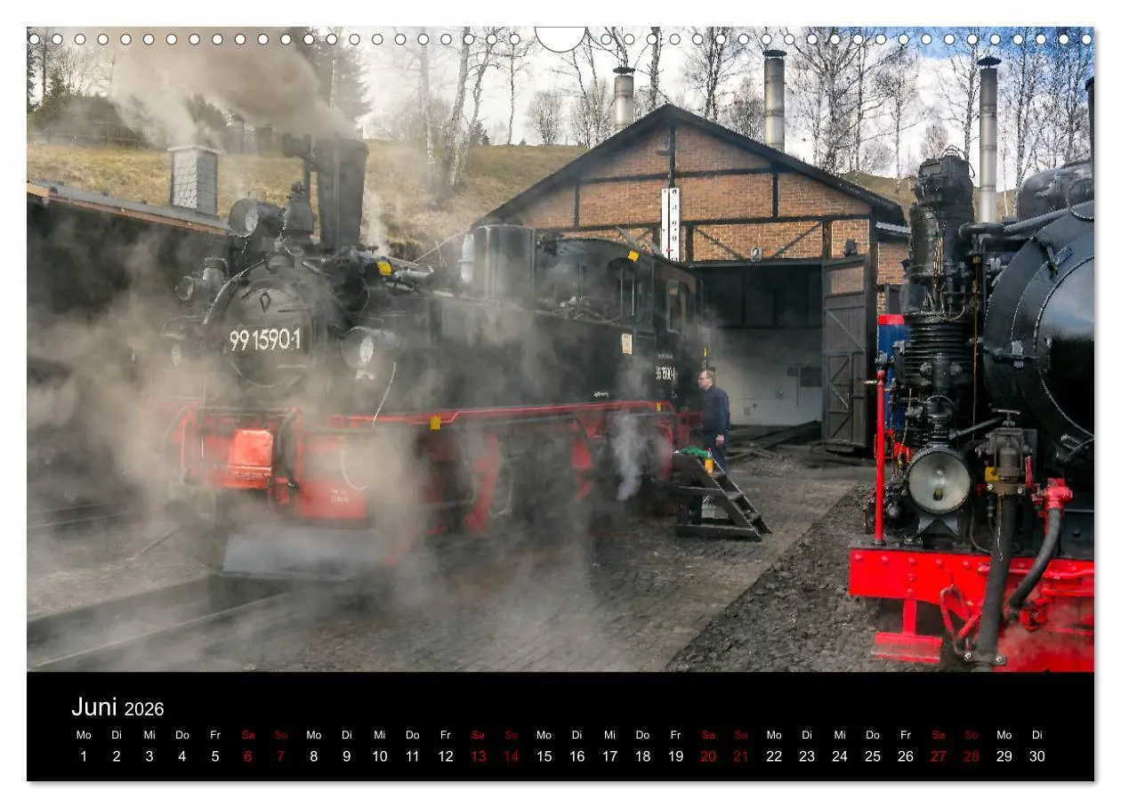 Bild: 9783457864425 | Dampf im Pressnitztal (Wandkalender 2026 DIN A3 quer), CALVENDO...