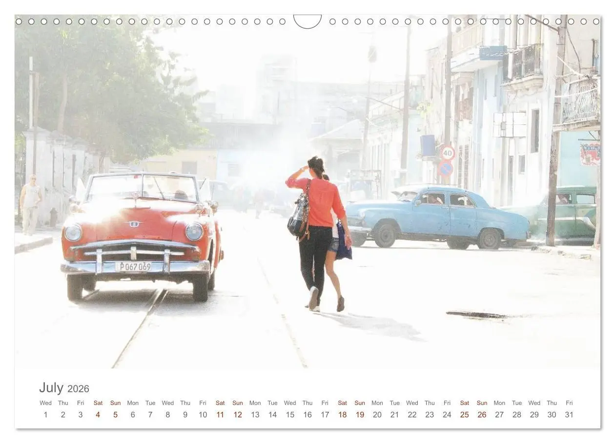 Bild: 9783516574425 | Cuban Cars (Wall Calendar 2026 DIN A3 landscape), CALVENDO 12 Month...