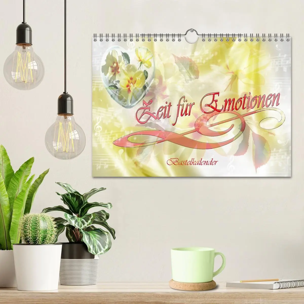 Bild: 9783569594425 | Zeit für Emotionen Bastelkalender (Wandkalender 2027 DIN A4 quer),...