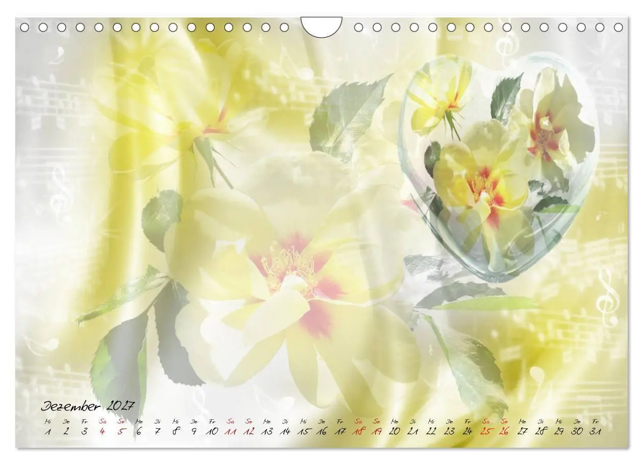 Bild: 9783569594425 | Zeit für Emotionen Bastelkalender (Wandkalender 2027 DIN A4 quer),...