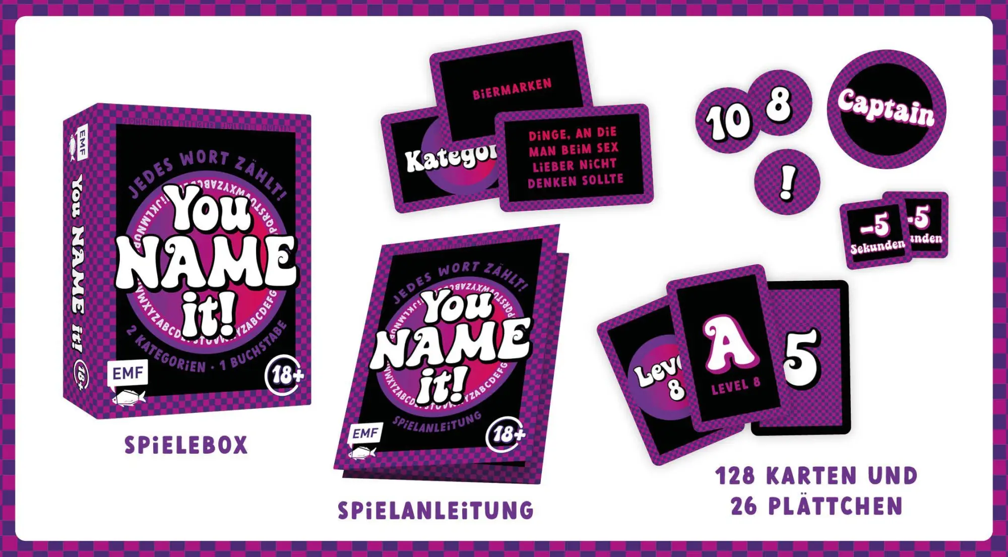 Bild: 4260478344525 | Kartenspiel: You name it! - Ü18 | Julien Gupta (u. a.) | Spiel | 2026