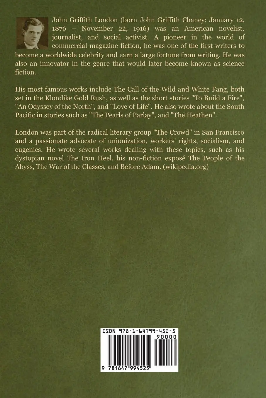 Rückseite: 9781647994525 | The Little Lady of the Big House | Jack London | Taschenbuch | 2020