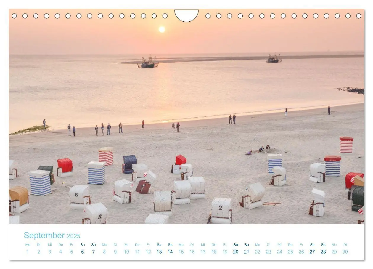Bild: 9783435074525 | Moin Borkum (Wandkalender 2025 DIN A4 quer), CALVENDO Monatskalender