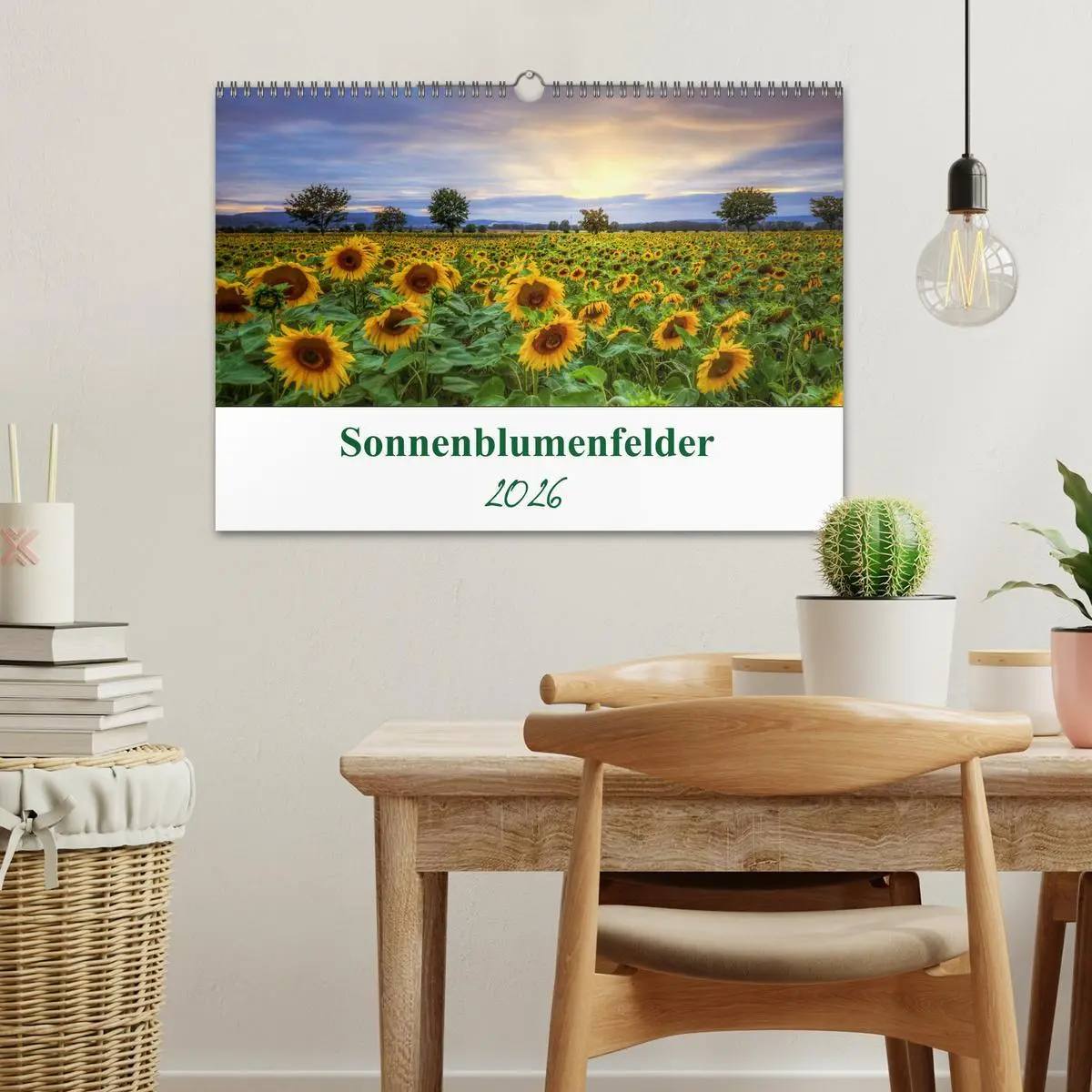 Bild: 9783457784525 | Sonnenblumenfelder (Wandkalender 2026 DIN A3 quer), CALVENDO...