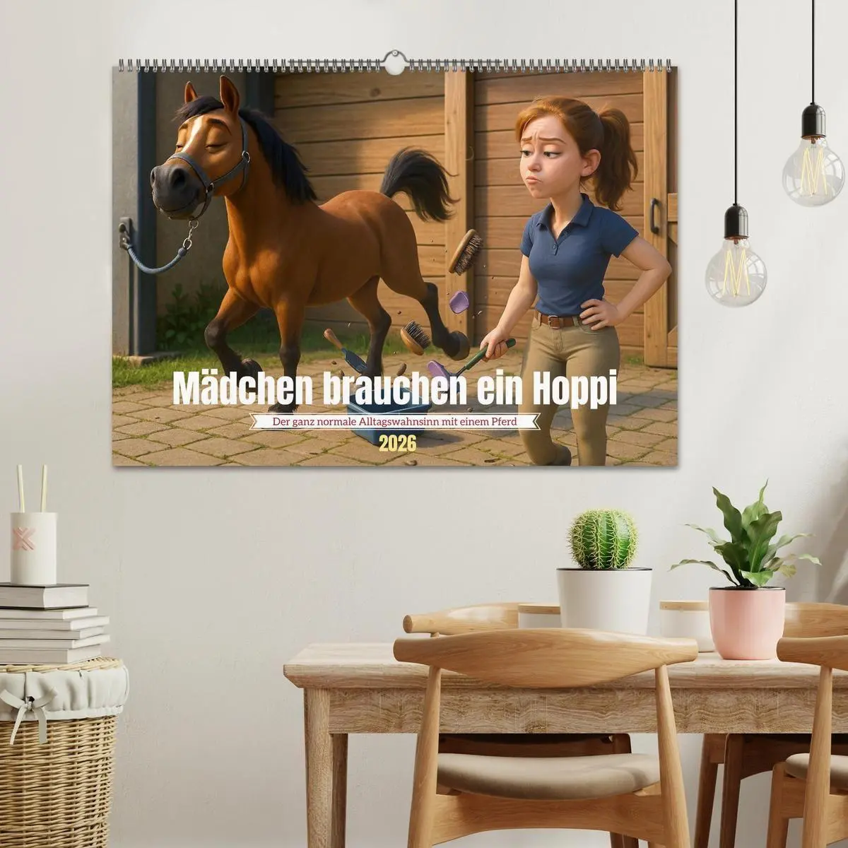 Bild: 9783516704525 | Mädchen brauchen ein Hoppi (Wandkalender 2026 DIN A2 quer),...
