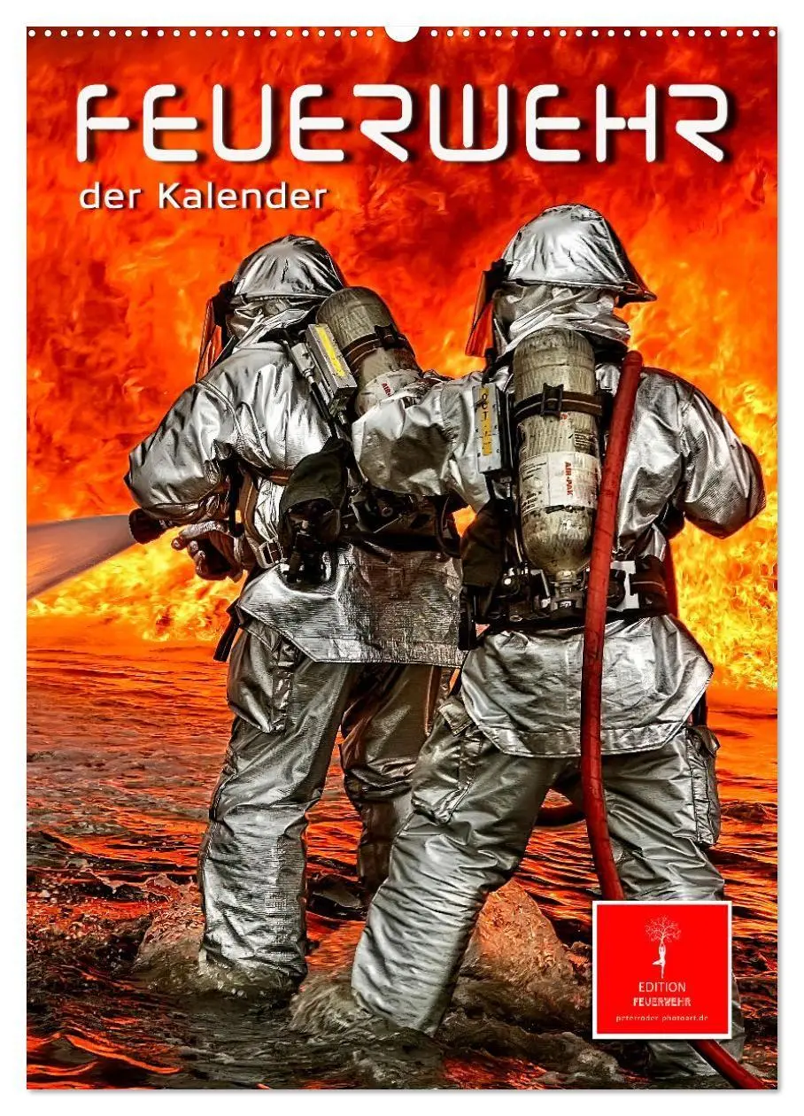 Cover: 9783569344525 | Feuerwehr - der Kalender (Wandkalender 2027 DIN A2 hoch), CALVENDO...