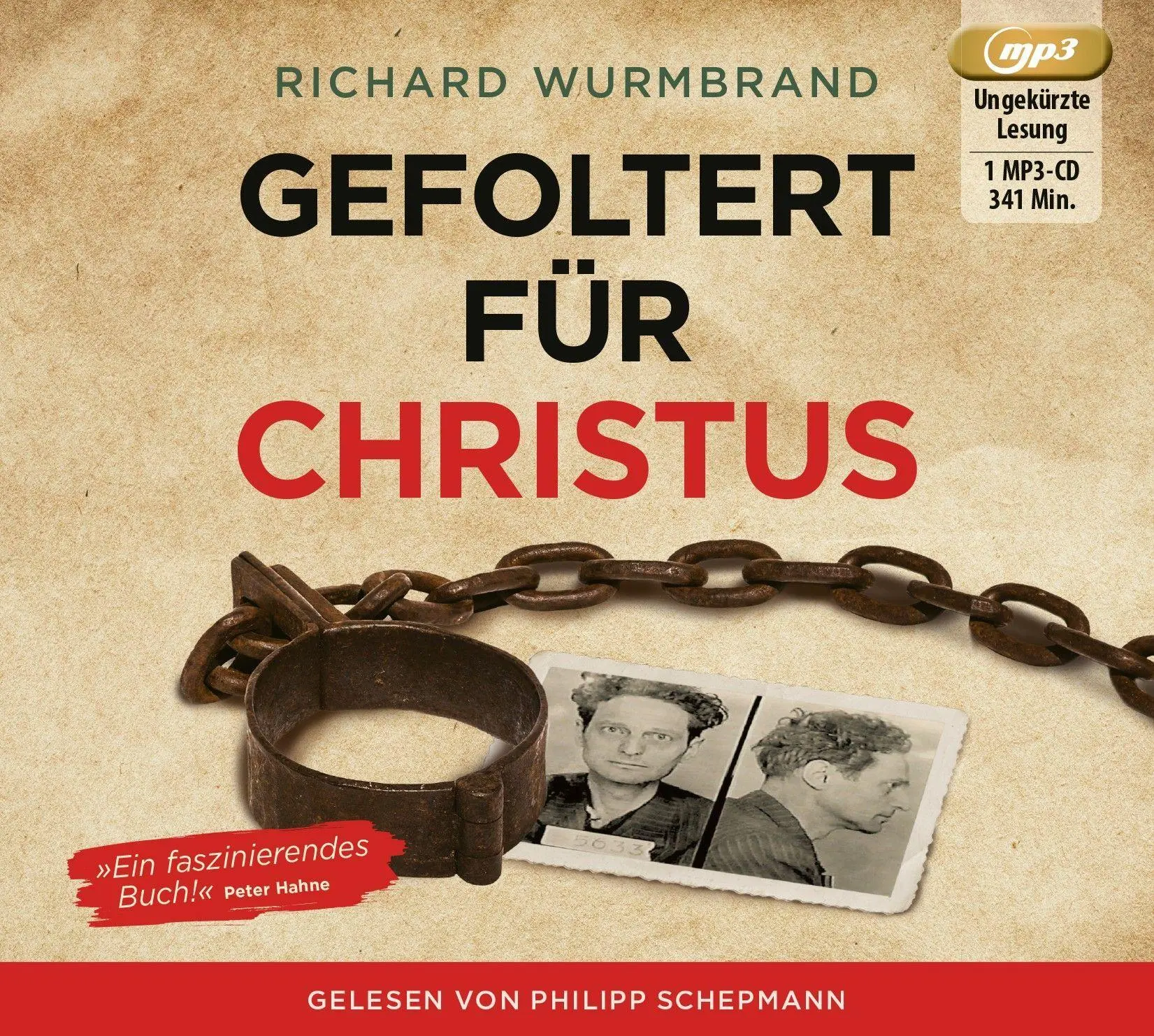 Cover: 9783959334525 | Gefoltert für Christus | Richard Wurmbrand | MP3 | 208 S. | Deutsch