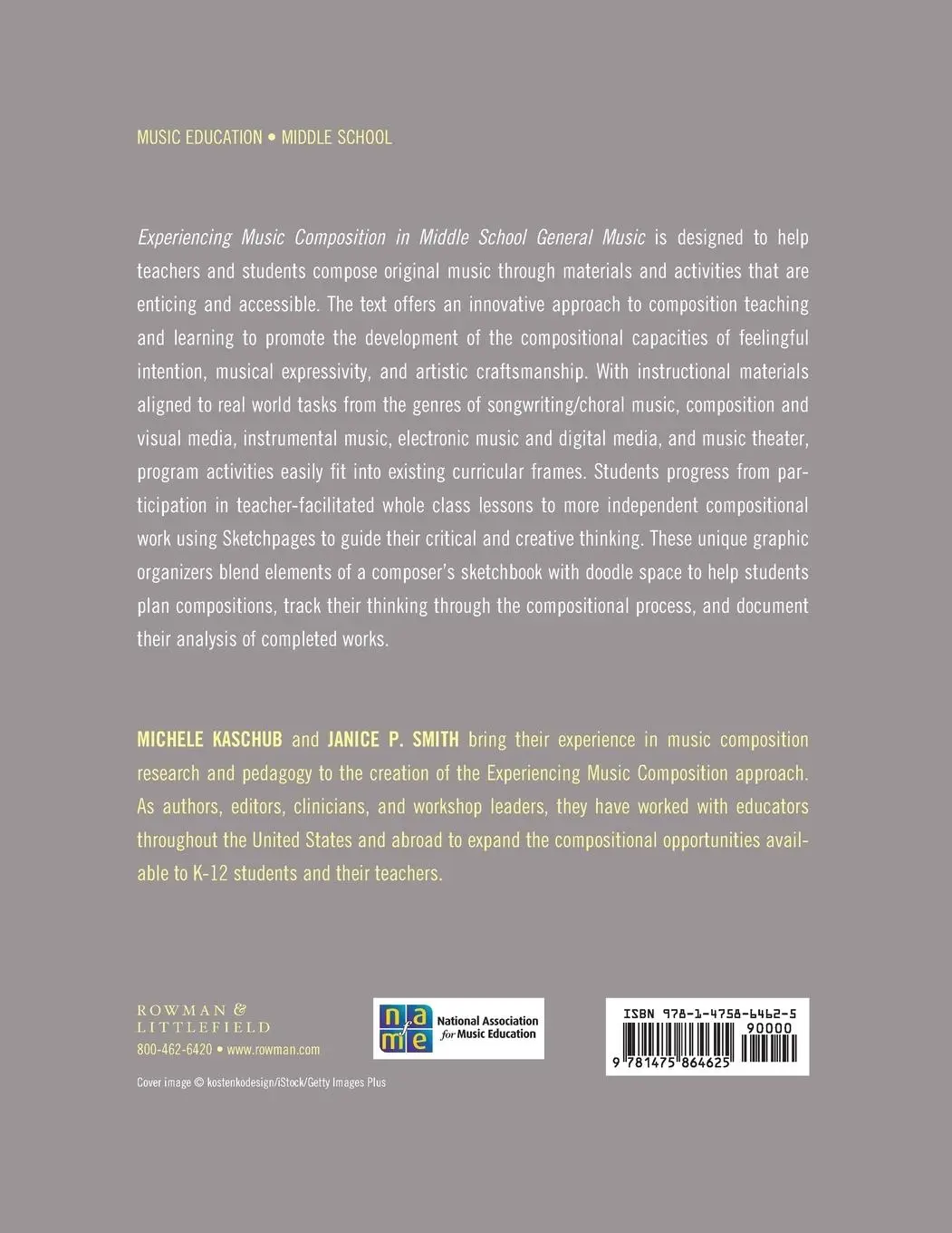 Rückseite: 9781475864625 | Experiencing Music Composition in Middle School General Music | Buch