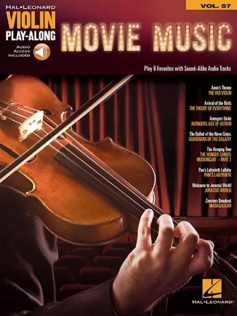 Cover: 9781495044625 | Movie Music: Violin Play-Along Volume 57 | Hal Leonard Corp | Buch