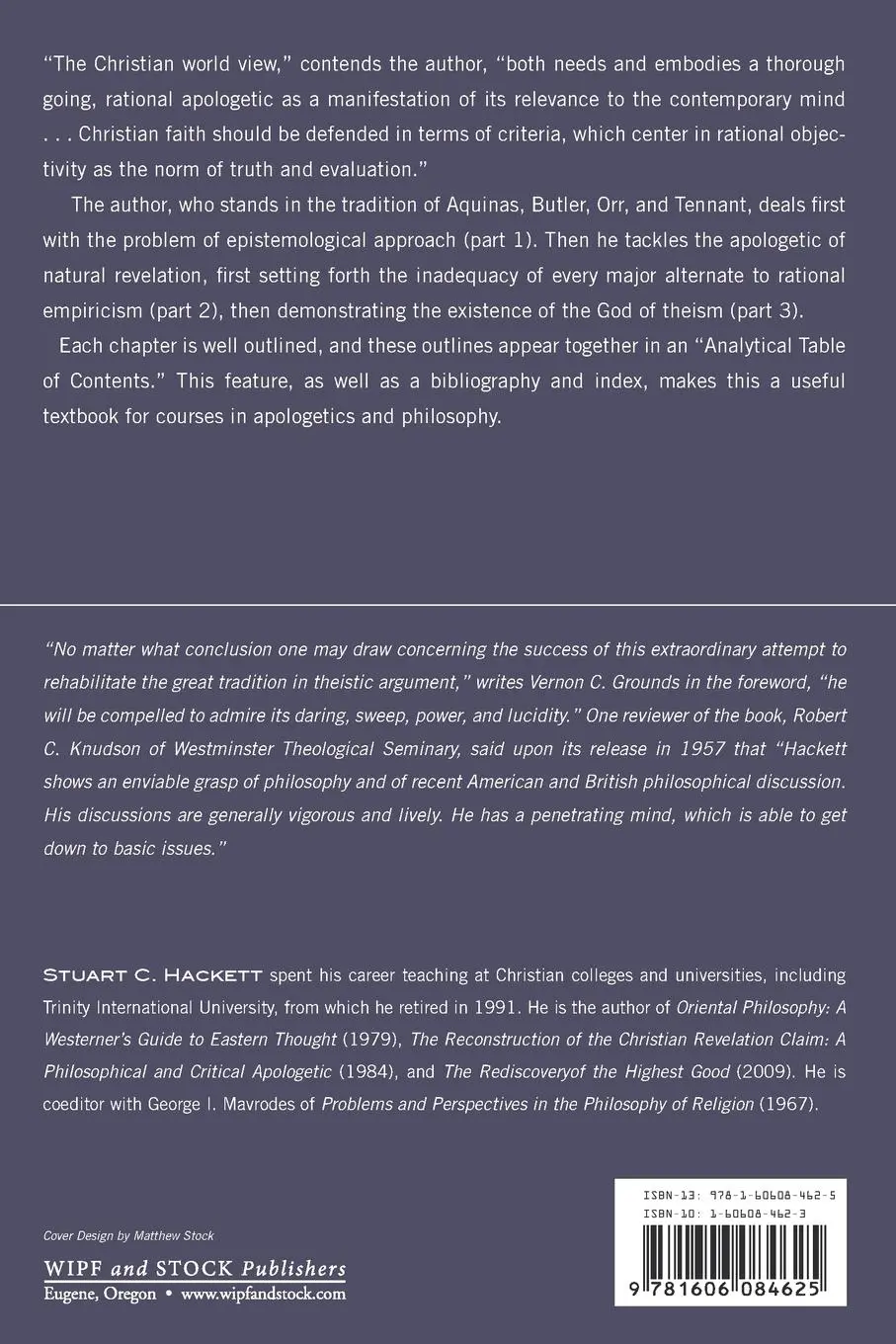 Rückseite: 9781606084625 | The Resurrection of Theism | Stuart C. Hackett | Taschenbuch | 2009