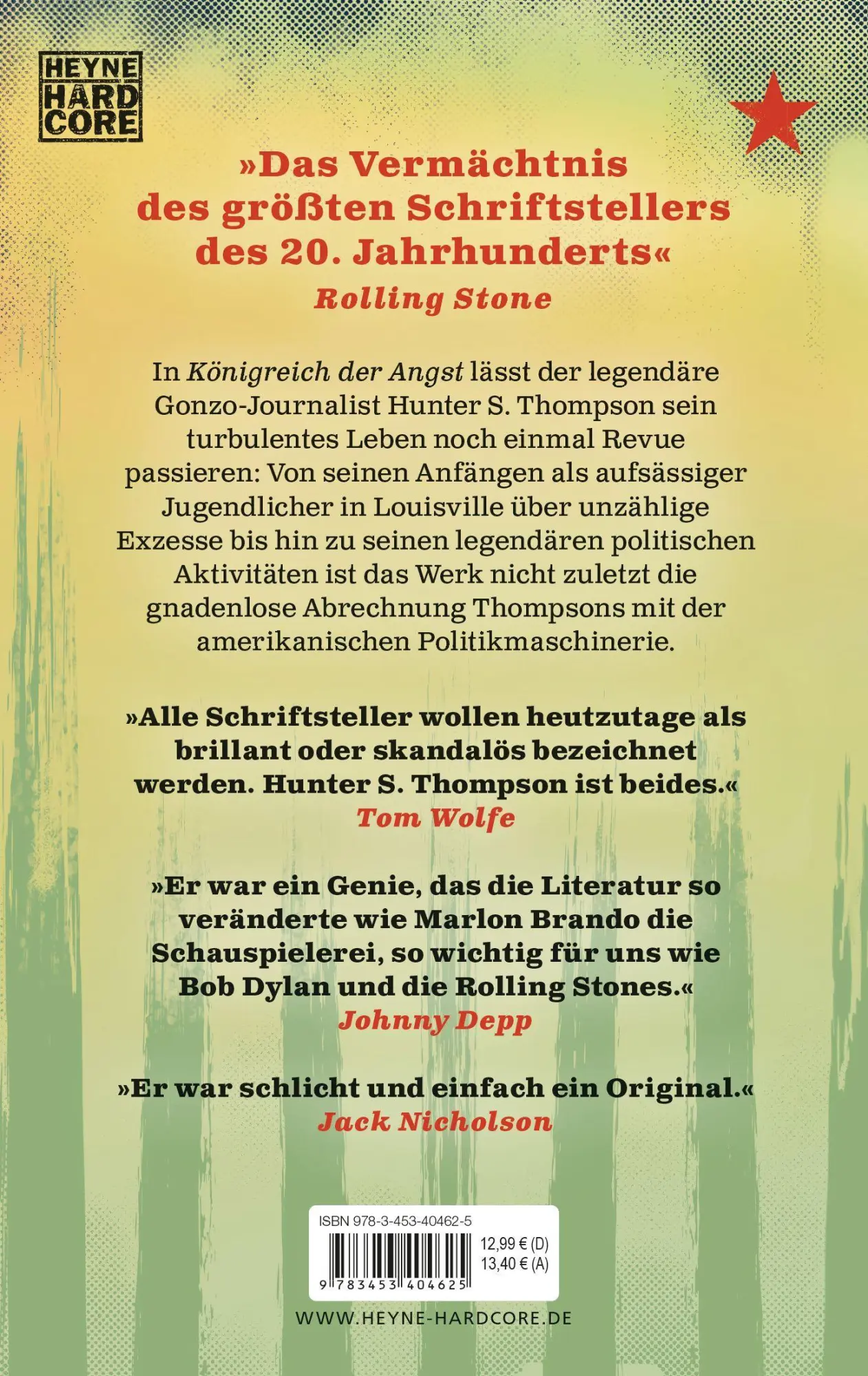 Bild: 9783453404625 | Königreich der Angst | Hunter S. Thompson | Taschenbuch | 480 S.