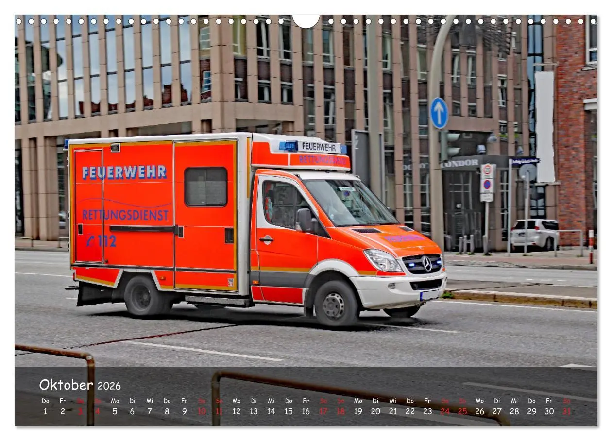 Bild: 9783457604625 | Der Rettungsdienst (Wandkalender 2026 DIN A3 quer), CALVENDO...