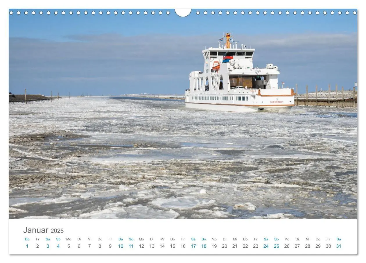 Bild: 9783457914625 | Moin Norden-Norddeich (Wandkalender 2026 DIN A3 quer), CALVENDO...