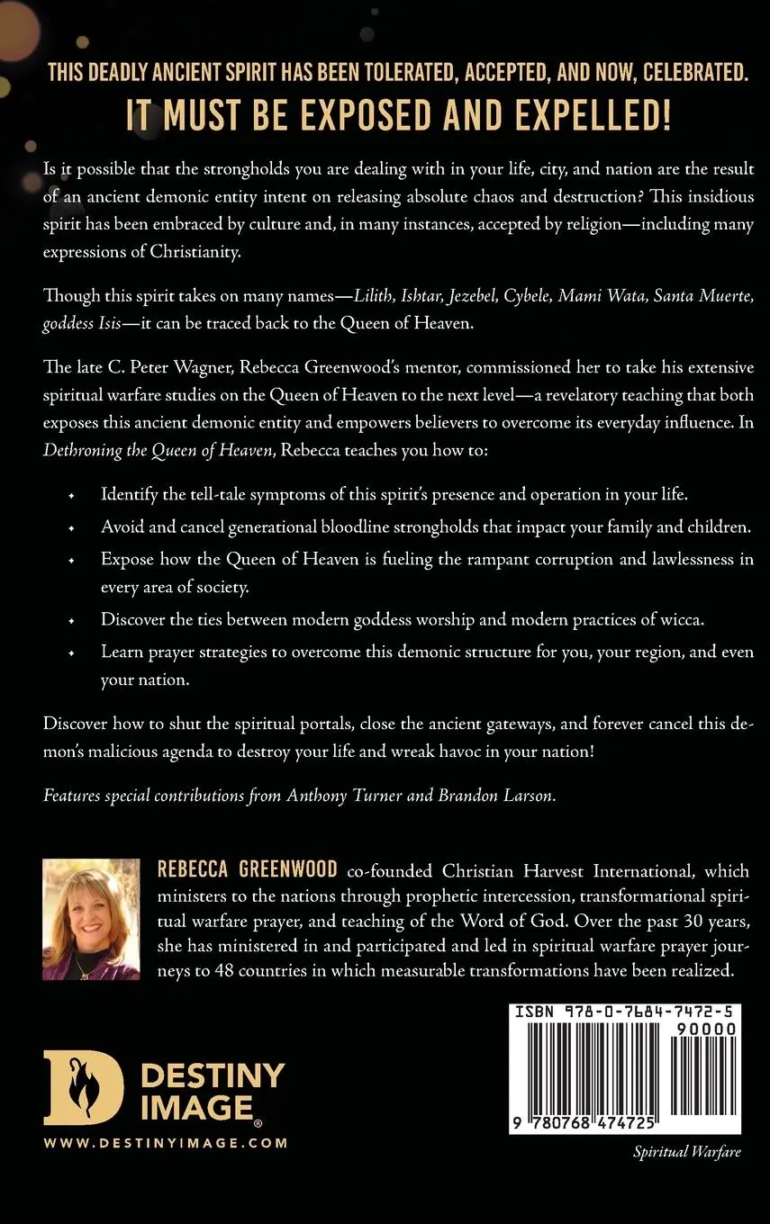 Rückseite: 9780768474725 | Dethroning the Queen of Heaven | Rebecca Greenwood (u. a.) | Buch