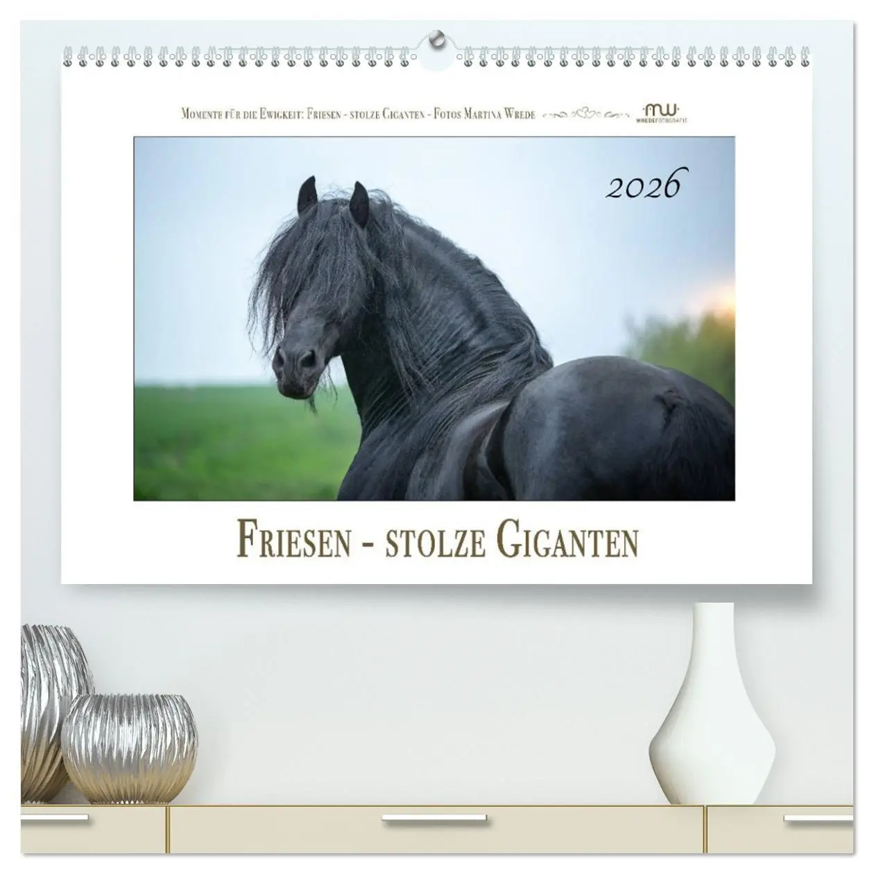 Cover: 9783457694725 | Friesen - stolze Giganten (hochwertiger Premium Wandkalender 2026...