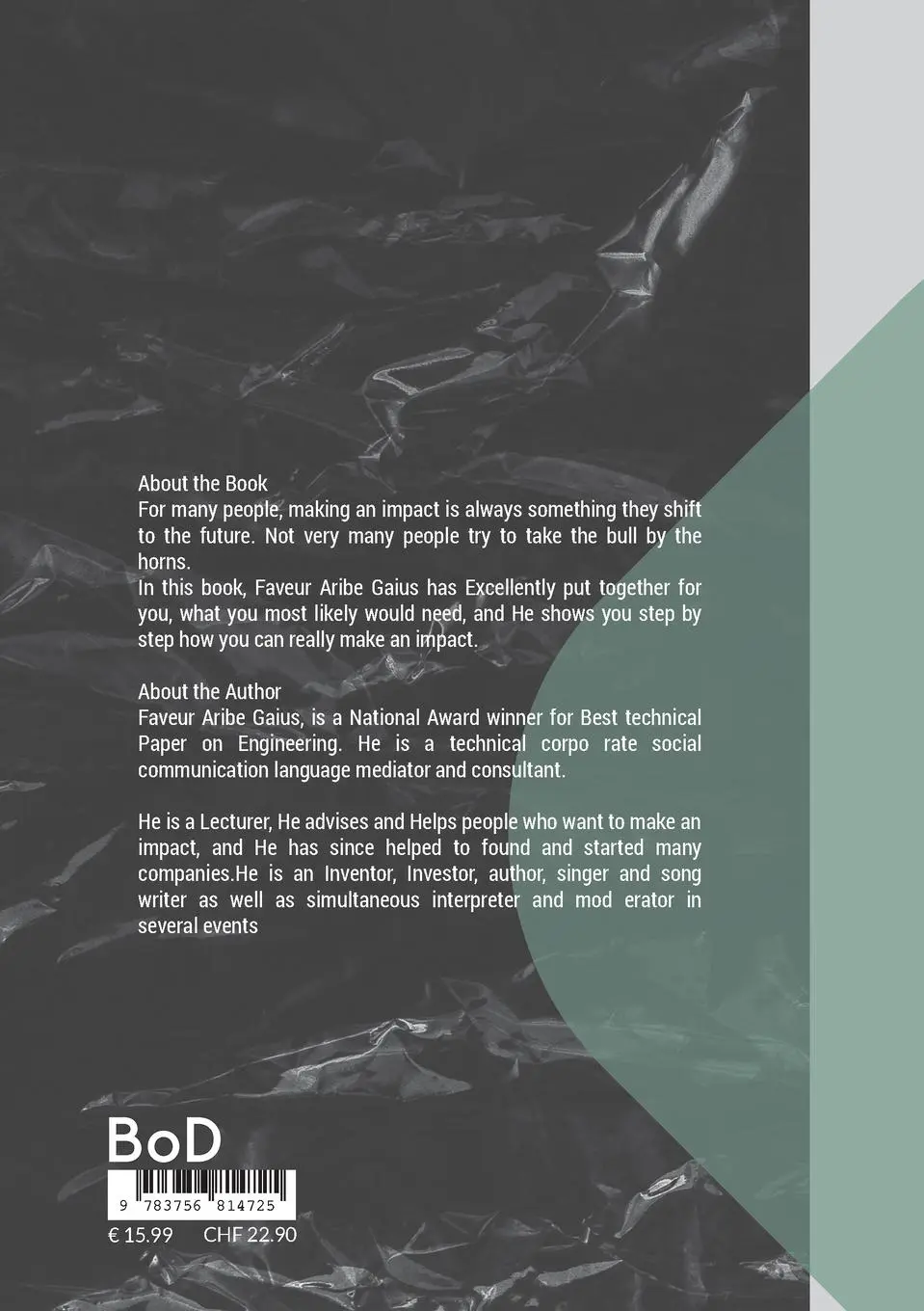 Rückseite: 9783756814725 | The Strategies of Making an Impact | Faveur Gaius | Taschenbuch | 2022