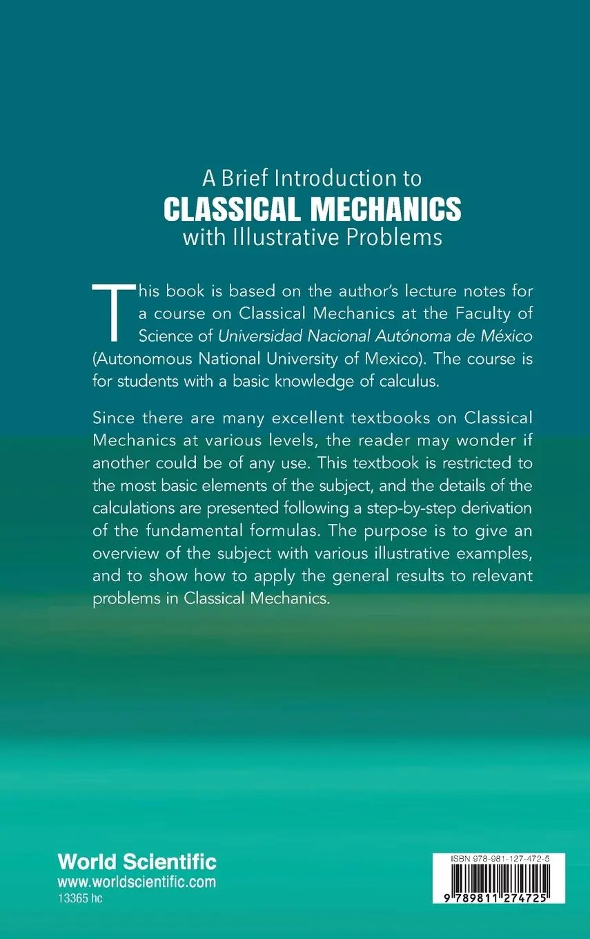 Rückseite: 9789811274725 | BRIEF INTRODUCTION CLASSICAL MECHANICS ILLUSTRATIVE PROBLEMS | Hacyan